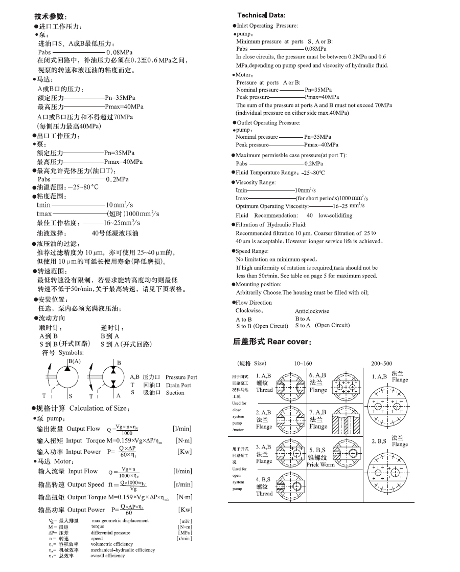 A2F定量泵/馬達(dá)