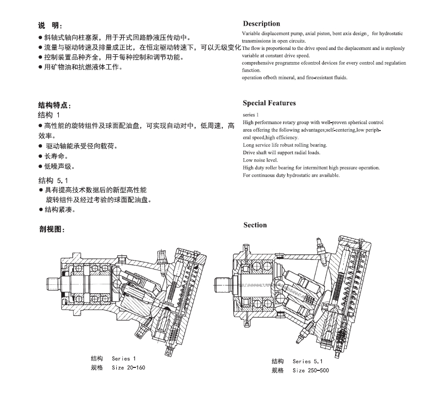 A7V變量柱塞泵